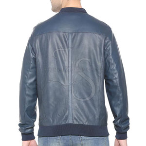 2026 Solid Color Latest Design Men Leather Jacket Streetwear New Fashion <b>Windproof</b> Winter Canvas Stand Front Waterproof - Product Image 3