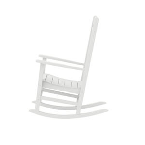 เก้าอี้โยกไม้สีเบจ พนักพิงเอียง ทนทานและเป็นมิตรกับสิ่งแวดล้อม เหมาะสำหรับบ้านไร่ พักผ่อนอย่างหรูหรา ใช้ได้ทั้งในร่มและกลางแจ้ง - Product Image 4