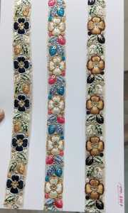 ผ้าลูกไม้ปักลายดีไซน์คลาสสิกคุณภาพสูงสำหรับชุดเดรส ผ้าลูกไม้ปักตกแต่งเสื้อผ้า ผู้จัดจำหน่ายสิ่งทอแฟชั่น - Product Image 4