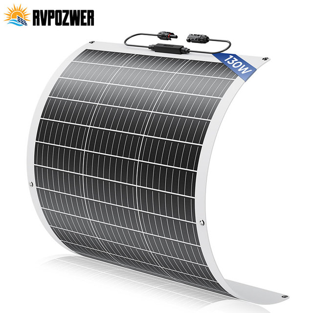Flexible Solar Energy Panel Thin Film Solar Panel Semi-Flexible Solar Charging Small System Kit off Grid Power System for Car