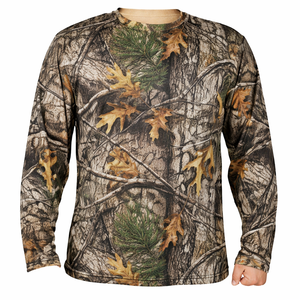 T-shirt de chasse unisexe à manches longues en toile, séchage rapide, anti-UV, motif floral, impression numérique, collection été 2026 - Product Image 6