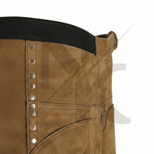 Delantal de Herrador de Gamuza Marrón de Alta Calidad para Uso Ecuestre, Delantal Completo Personalizable y Duradero para Herradores de Caballos - Product Image 4