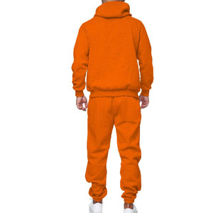 ชุดวอร์มออกกำลังกายผู้ชายทรงสลิมฟิตแบบใหม่  ชุดฤดูหนาวเรียบง่ายสำหรับผู้ชาย คุณภาพสูง ไซส์ใหญ่  พร้อมปักโลโก้ตามสั่ง - Product Image 2