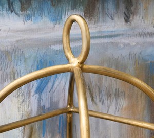 Modern Gold Metal <b>Lantern</b> Candle Holder <b>Set</b> with Glass Hurricane Inserts Decorative Tabletop Centerpiece for Home Wedding Party - Product Image 6