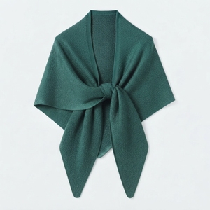 Chal de Punto Cálido para Invierno con Logotipo Personalizado, Venta al Por Mayor, Suave al Tacto, Poncho para Mujer, Bufanda, Fabricante Directo de Fábrica - Product Image 4