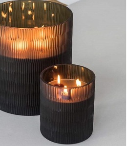 Round <b>Glass</b> Tea Light Holder with Lid <b>Heat</b> <b>Resistant</b> High Quality Hot Selling Low MOQ Home Decoration Lanterns for Table Setting - Product Image 6