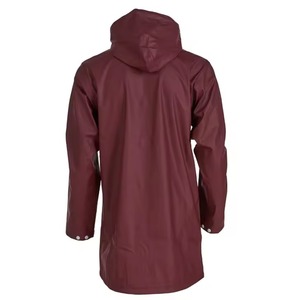 Wholesale <b>Raincoat</b> Men Mid Length Waterproof <b>Hooded</b> Work Travel Wind Resistant Lightweight <b>Raincoats</b> - Product Image 2