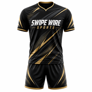 Ensemble de maillots de jeu personnalisés, uniforme d'e-sport, fournisseur de vêtements d'équipe avec impression numérique OEM, manches courtes, 100% polyester - Product Image 2