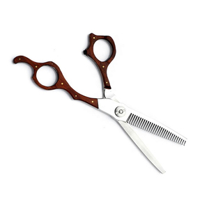 Ciseaux de coiffure professionnels en acier inoxydable 6 pouces, pliables et légers, pour la coupe et l'éclaircissement des cheveux, pour coiffeurs et barbiers - Product Image 6