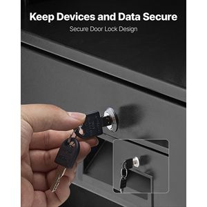 Cassetto scorrevole per gestione cavi da 3U con fori, bloccabile, portata massima 50 libbre, per armadi server - Accessorio per la gestione dei cavi - Product Image 5