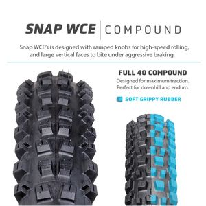 Neumático plegable Vee Tire Snap WCE 29 x 2.35 para bicicleta de montaña, Tubeless Ready, compuesto Top 40, 72 TPI, para descenso por gravedad y enduro. - Product Image 4