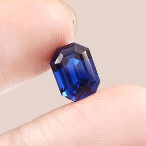 Espinela de Cobalto de Ceilán Impecable, Corte Radiante, Gema Suelta, Certificada Natural, Alta Claridad, Calidad Fina, Grado Joyería - Product Image 2