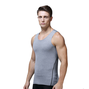 Pakistan Manufacture Low Price Men Tank Top Customized Sports <b>Vest</b> Polyester/Cotton Breathable Lightweight High Quality Elastic - Product Image 3
