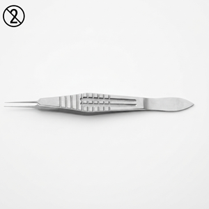 Pinzas de Sutura Castro Desechables de Un Solo Uso, Instrumento Quirúrgico Oftálmico de Acero Inoxidable, Pinzas de Sutura Microquirúrgicas - Product Image 3