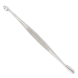 Cureta Quirúrgica de Acero Inoxidable de Alta Calidad, Instrumento Quirúrgico Reutilizable de Doble Extremo con Puntas Afiladas para Precisión - Product Image 5