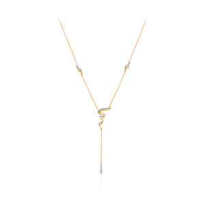 GLEAMORA ENTERPRISE Pendentif Cœur en Or Jaune avec Diamant de Laboratoire Taille Brillant pour Femme, Tendance, 14K, 5g, Usage Quotidien, Couleur H Blanc - Product Image 1
