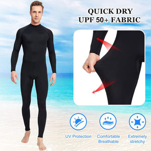 Combinaison de plongée en néoprène de qualité supérieure pour hommes, respirante, séchage rapide, logo personnalisé, OEM, nouvelle mode, une pièce - Product Image 4