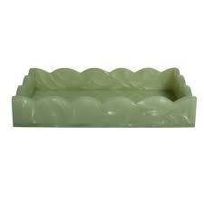 Plateau de service rond en résine fait main, style américain, poli, écologique, couleur personnalisable pour fêtes, hôtels et usage domestique – Meilleure vente - Product Image 4