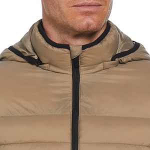 Men's Puffer Jacket Winter <b>Wind</b> <b>Breaker</b> Bomber Jacket Poly Filled Outwear Clothing Casual Quilted Jacket Long Sleeve - Product Image 2