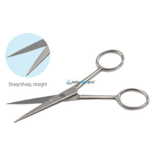 Tijeras universales para vendajes de 18 cm con punta roma, hechas de acero inoxidable de alta calidad con mango de plástico, para apósitos médicos. - Product Image 4