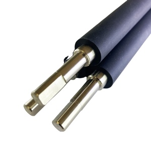 Rouleau en caoutchouc de silicone de haute précision de marque TSC, arbre en acier inoxydable pour imprimantes thermiques en stock, compteurs de billets, garantie 1 an - Product Image 1