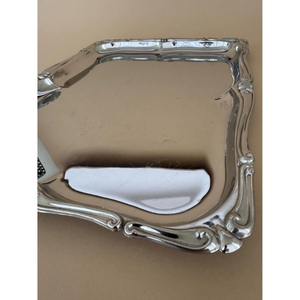 Plateau de service en métal de qualité supérieure pour la présentation de nourriture et de boissons, vente en gros, restauration, hôtel, banquet, mariage, vaisselle décorative - Product Image 6