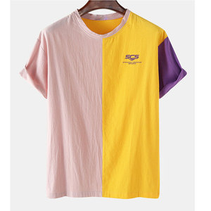 T-shirt pour homme à coupe ample, imprimé, design unique, prix de gros, nouvelle arrivée, 100% coton, séchage rapide - Product Image 1