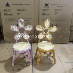 Location de chaise enfant unique en rotin fait main pour événements de mariage, fêtes d'anniversaire, photographie et décoration - Product Image 5