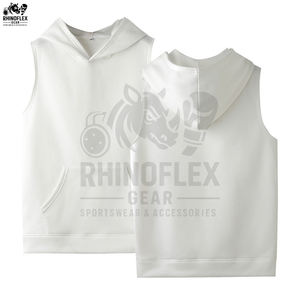 Nouveau design de débardeur à capuche sans manches pour homme, vêtements de sport, idéal pour l'été, meilleur prix, séchage rapide, débardeur pour homme en vente - Product Image 3