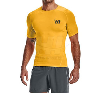 T-shirts de sport pour hommes, entraînement quotidien, vêtements de sport respirants, vêtements imprimés sur mesure, coupe ajustée, t-shirt de sport pour hommes - Product Image 5