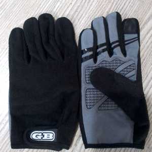 Gants de cyclisme à doigts complets pour hommes et femmes, légers, respirants, antidérapants, avec revêtement en polyuréthane, design imprimé, pour le sport - Product Image 1
