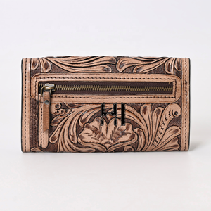 Cartera Trifold de Cuero Vacuno de Grano Completo, Estilo Vintage, Hecha a Mano, con Tarjetero - Product Image 3