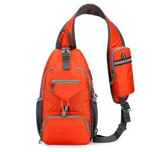 Sac bandoulière multifonctionnel élégant et tendance, unisexe, avec fermeture éclair, en tissu polyester personnalisé de haute qualité, plusieurs compartiments - Product Image 4