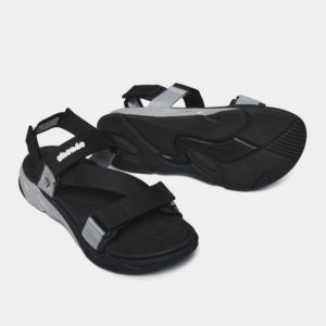 Sandalias deportivas con punta abierta y tiras cruzadas, estilo casual, con forro de EVA negro de 4.5 cm, suela cómoda, origen Vietnam. - Product Image 5