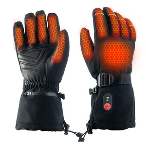 Top Trending Durable Leather <b>Ski</b> <b>Gloves</b> Waterproof Windproof Features Customizable Style Hook Loop Closure High Quality <b>Gloves</b> - Product Image 4