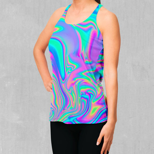 Custom Sublimation Print Running Vest Sublimated Running <b>Singlet</b> <b>Women's</b> Tank Top Hot Sale Custom Size <b>Women's</b> Tank Top - Product Image 4