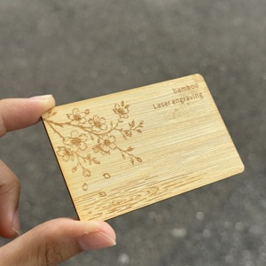 Carte NFC en bois de bambou personnalisée, carte intelligente RFID NTAG213, 85,5x54 mm, réinscriptible, programmable, communication sans fil - Product Image 6