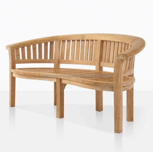 Banc d'extérieur en teck fabriqué en Indonésie - Product Image 1