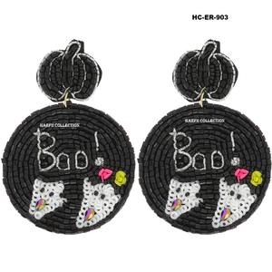 Boucles d'oreilles créoles vintage pour femmes, bijoux fantaisie perlés élégants et accessoires de mode pour occasions festives - Product Image 5