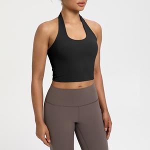 Ropa Deportiva para Mujer, Camiseta de Yoga sin Costuras de Color Sólido, Manga Larga, Top Corto para Entrenamiento, Secado Rápido, Transpirable, Conjuntos de Yoga - Product Image 1