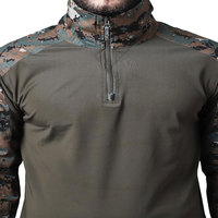T-shirt tactique pour homme en promotion – Fabrication OEM personnalisée – T-shirt à manches courtes – Uniforme camouflage
