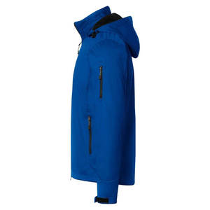 Chaqueta Cortavientos Unisex con Capucha, Color Verde Oscuro, Cierre de Cremallera, Estilo Casual, para Invierno, Carcasa de Poliéster Sólido - Product Image 1