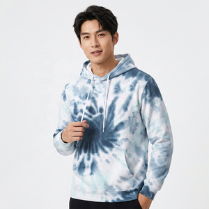 Sudadera con Capucha Unisex Tie-Dye, Manga Larga, Corte Holgado, Felpa Francesa, Estilo Casual para Otoño - Product Image 3