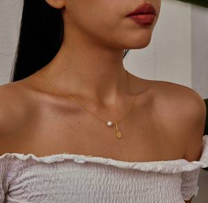 Tennis Ball Necklace 925 Sterling Silver Gold Plated Sports Pendant Jewelry Women Men Custom Logo Wholesale OEM ODM Party - Product Image 3
