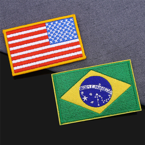 Design Your Own Brand Chenille Embroidered Rubber PVC Patch-National Crest Style Eagle Badge for <b>Hats</b> & <b>Bags</b> - Product Image 6