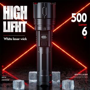CITICITY Portable <b>LED</b> Tactical Flashlight 4 Modes <b>Rechargeable</b> with LDC Zoom & Waterproof for Home Camping Emergency - Product Image 3