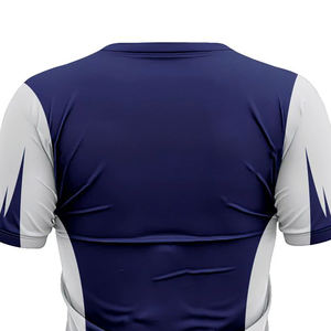 Maillot de baseball/softball unisexe de haute qualité à deux boutons, manches courtes, respirant, imprimé, séchage rapide, col en V, grandes tailles - Product Image 6