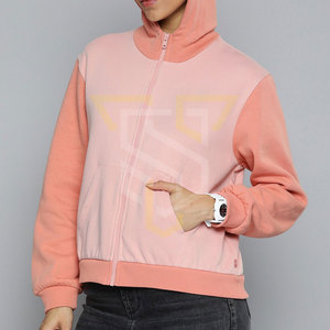 Sudaderas con Capucha para Mujer, Diseño Moderno, Color Sólido, con Cierre, Tallas Grandes - Product Image 3