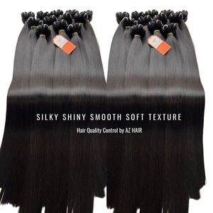 Vente en gros d'extensions de cheveux humains vierges naturels noirs droits vietnamiens originaux - Product Image 4