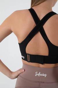 Soutien-gorge de sport grande taille pour filles, idéal pour la course et la gym - Respirant, compression, logo frontal, maintien élevé, écologique, séchage rapide - Product Image 4